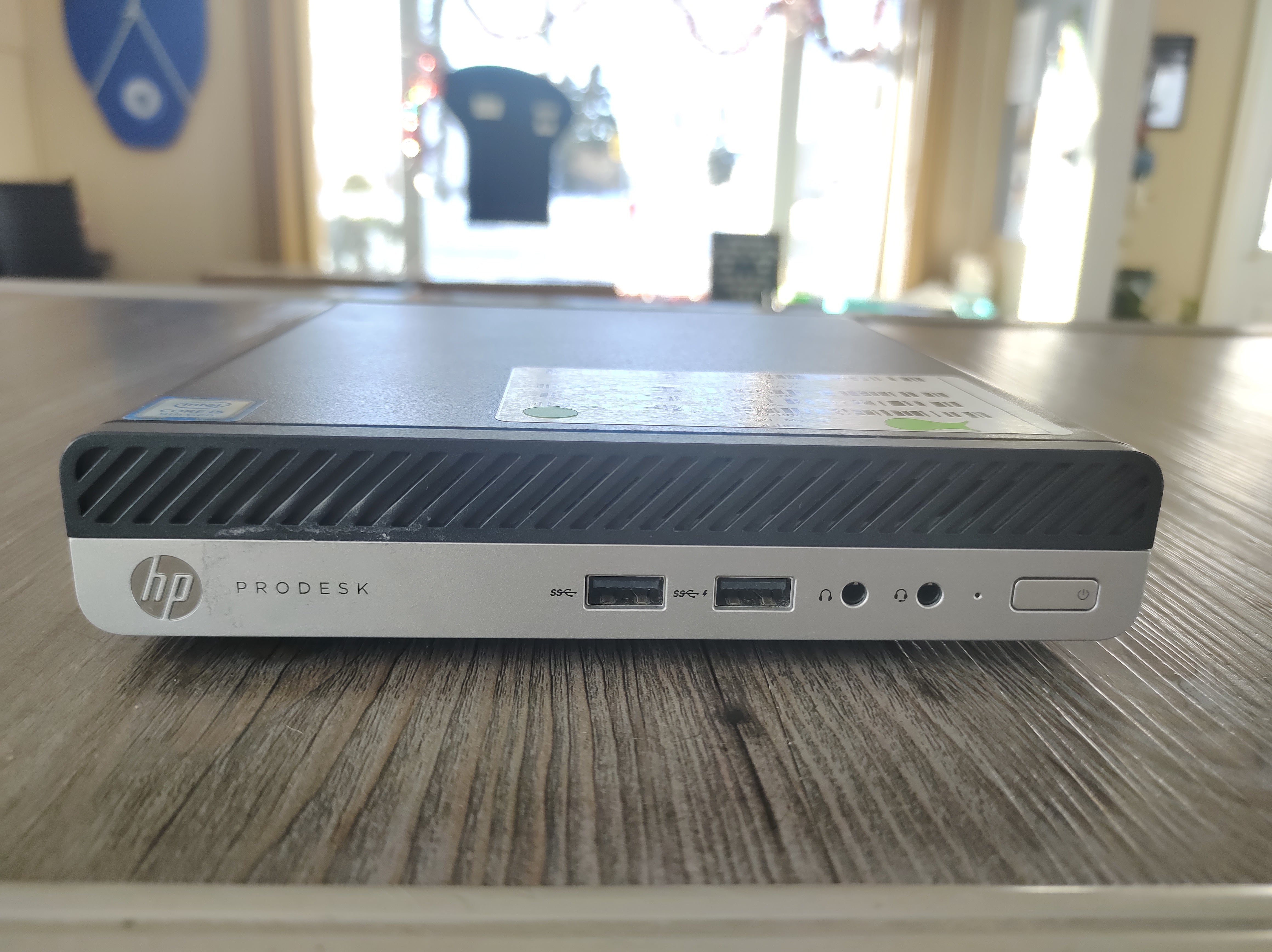 Mini PC HP ProDesk – Intel Core i5-9500T, 16Go RAM, 256Go SSD 