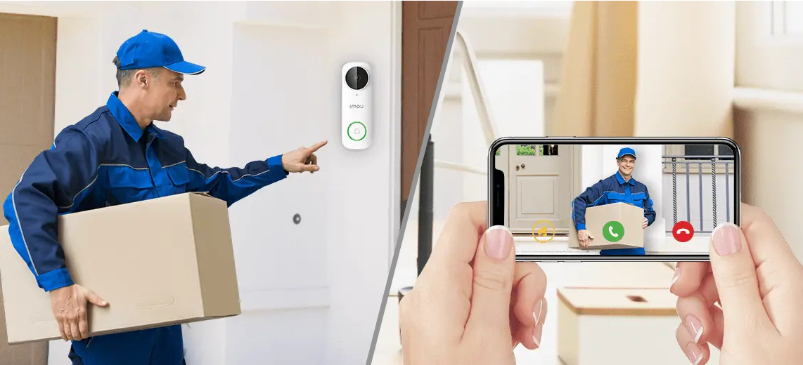 Sonnette de porte avec camera