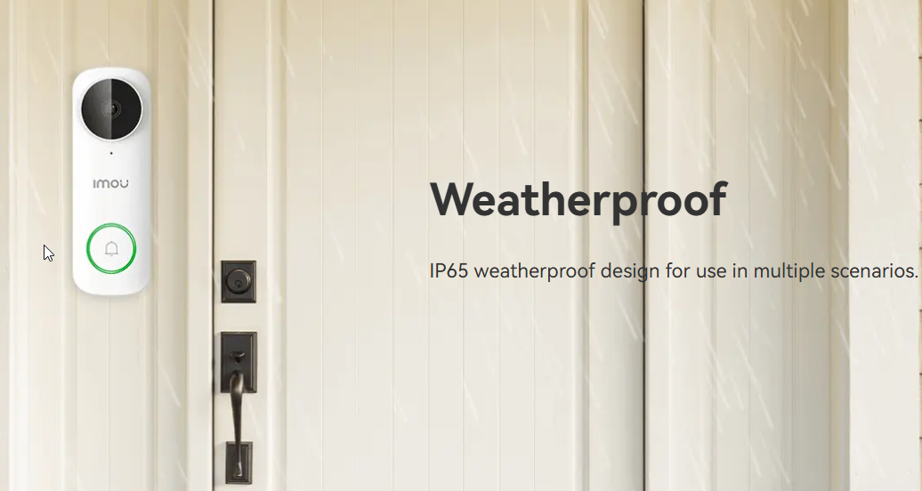 Sonnette de porte avec camera