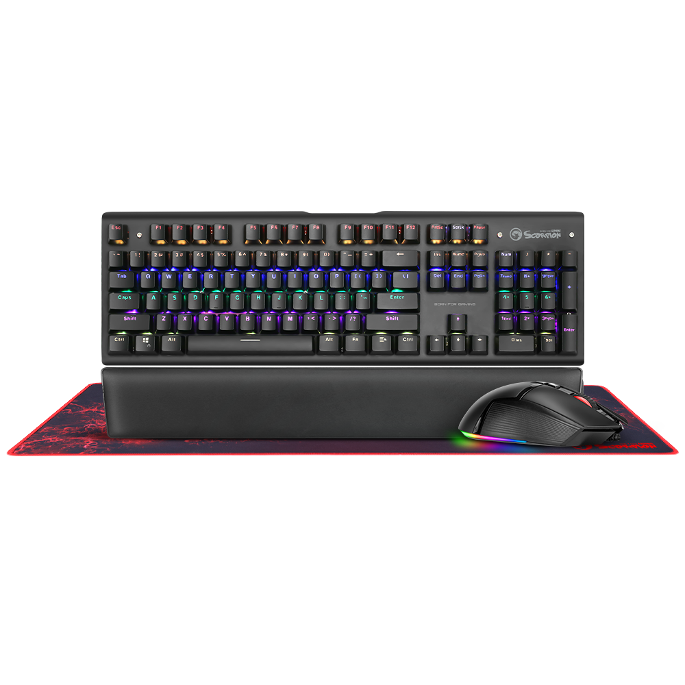 Kit clavier et souris tapis